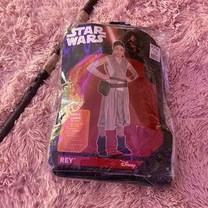 Rey Star Wars costume size Large in girls